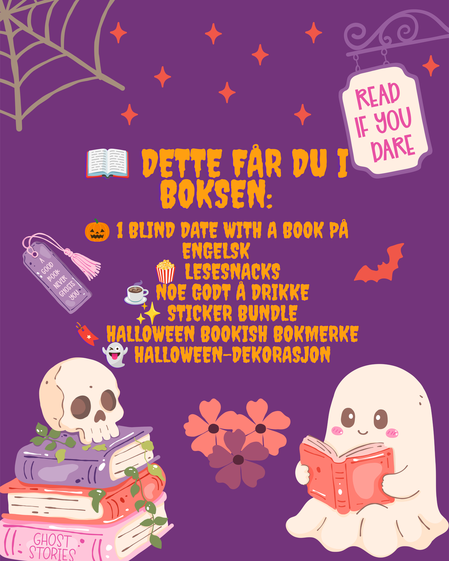 🎃 Trick or Read – Bookish Halloween Box 👻📚