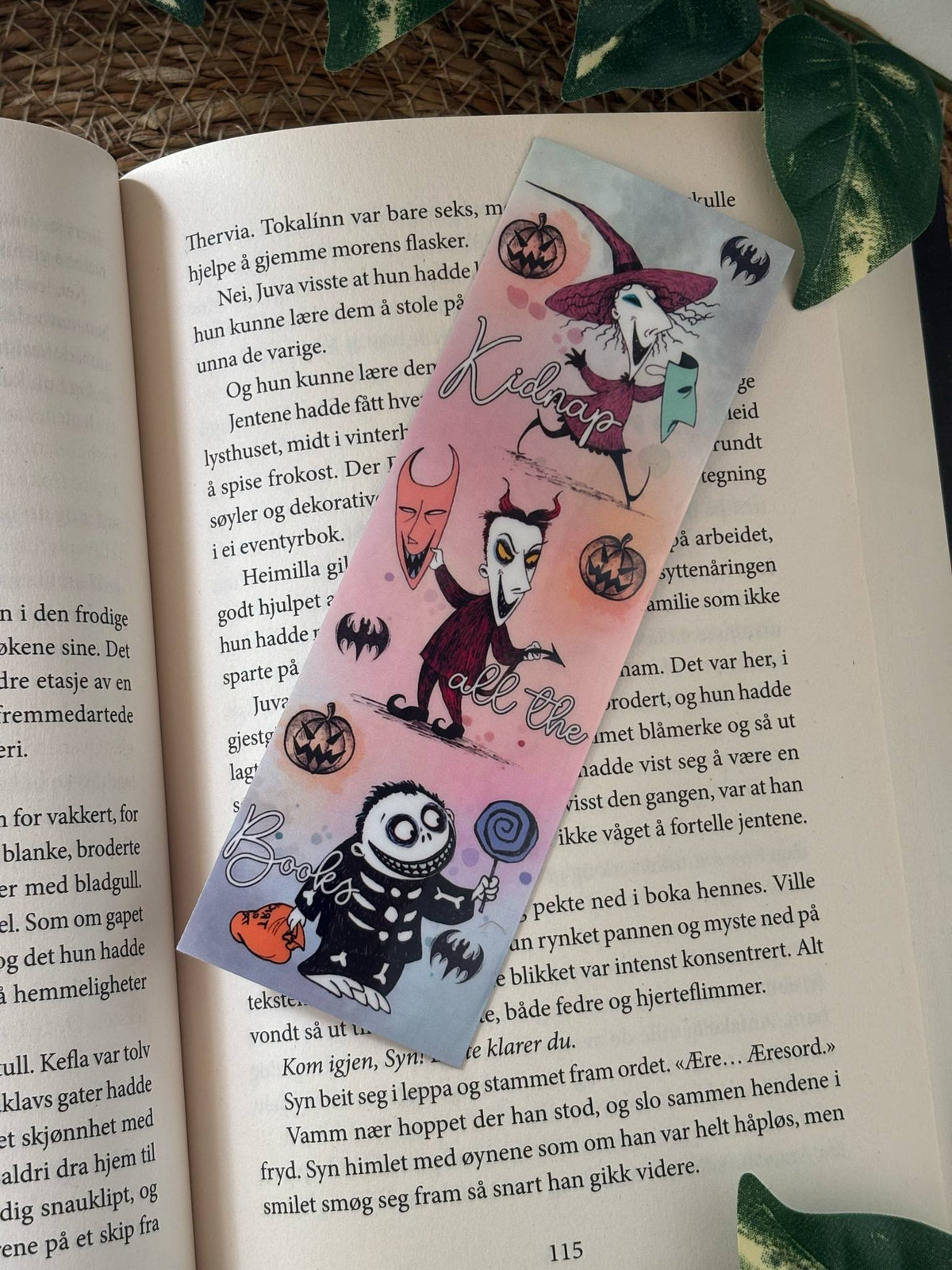 Kidnap All The Books - Nightmare Before Christmas Bokmerke