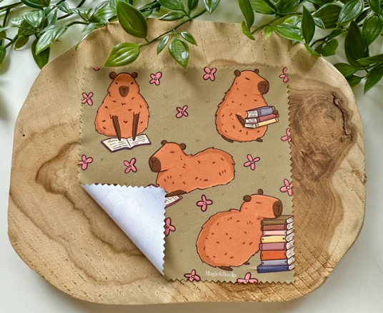 Capybara & Books - Pusseklut / Brilleklut