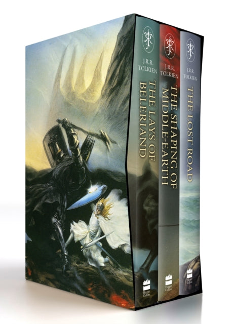 The History of Middle-earth (Boxed Set 2) : The Lays of Beleriand, the Shaping of Middle-Earth & the Lost Road - Christopher Tolkien