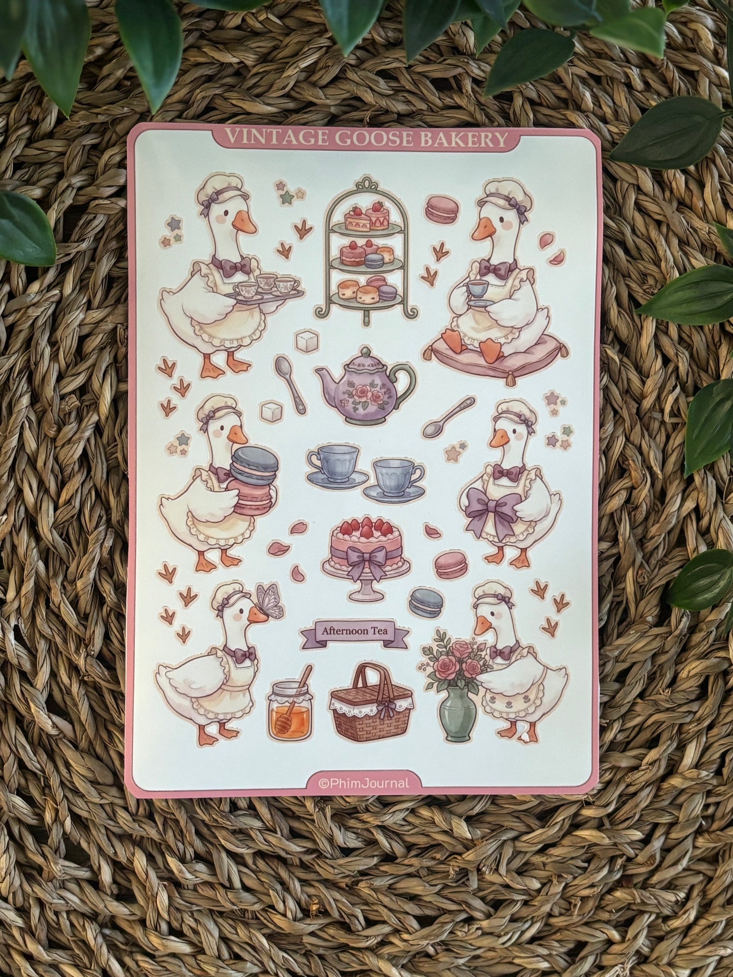 Vintage Goose Bakery Bundle - 6 Sticker Sheets