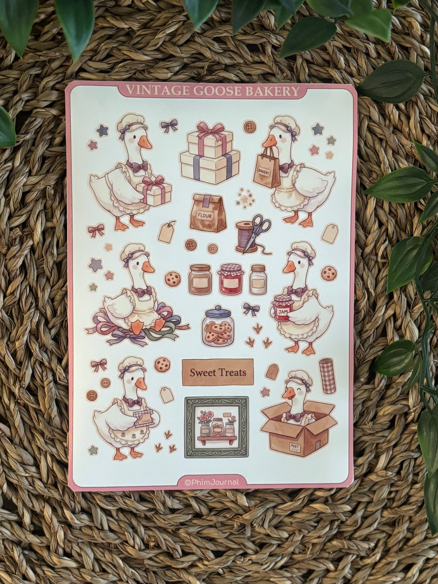 Vintage Goose Bakery #2 Sticker Sheet