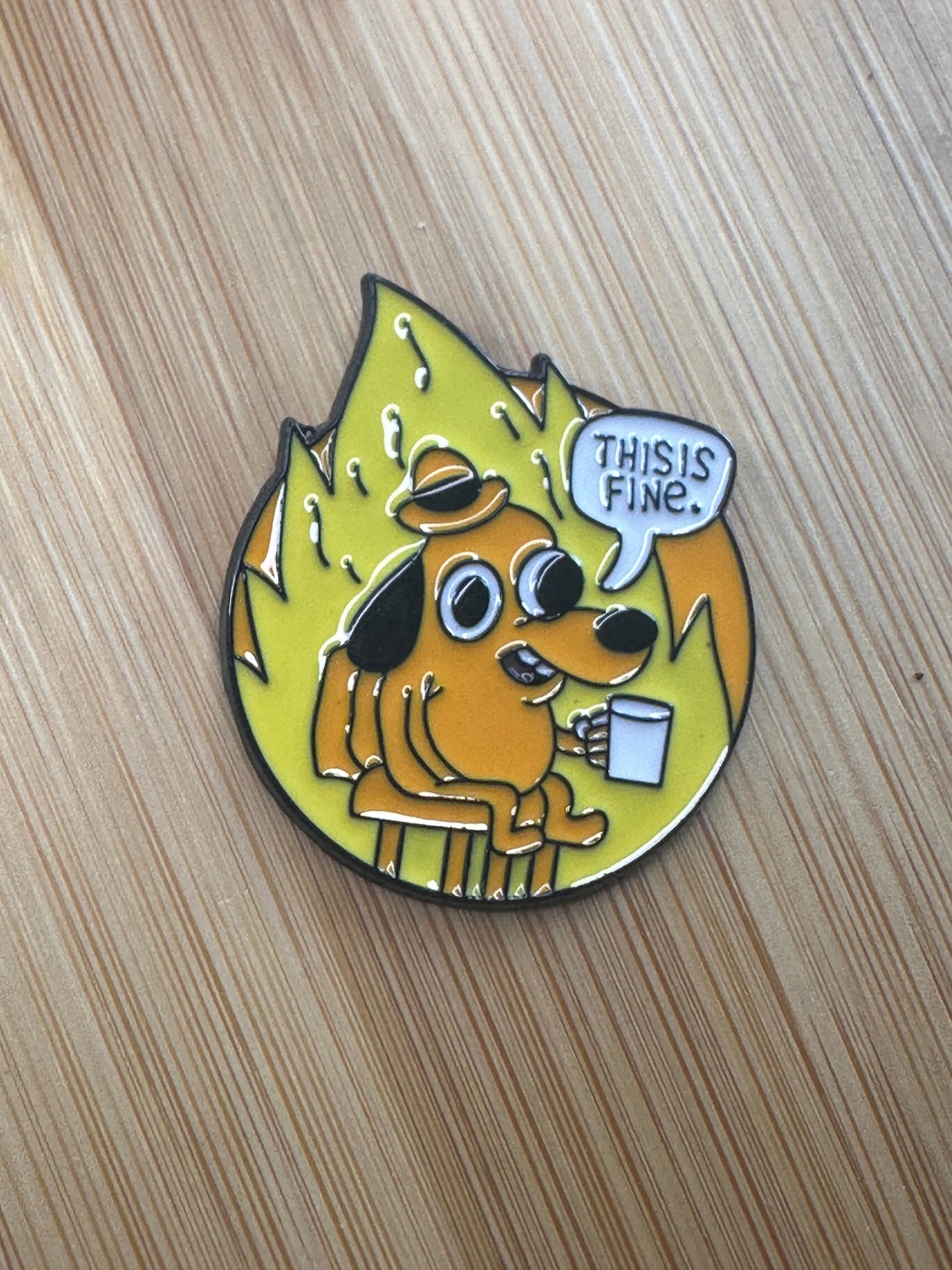 This is Fine Enamel Pin