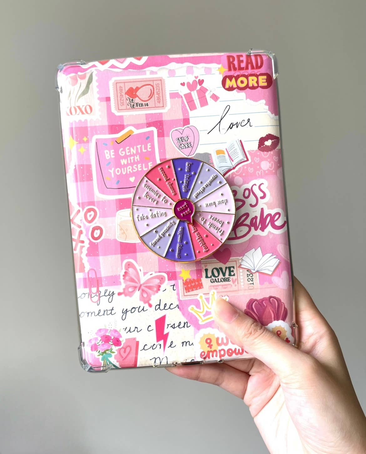 Romance Tropes Genre Color Wheel Kindle Grip