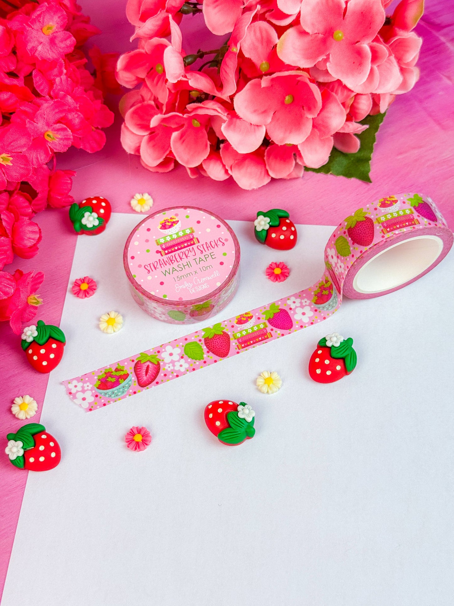 Strawberry Stacks Washi Tape