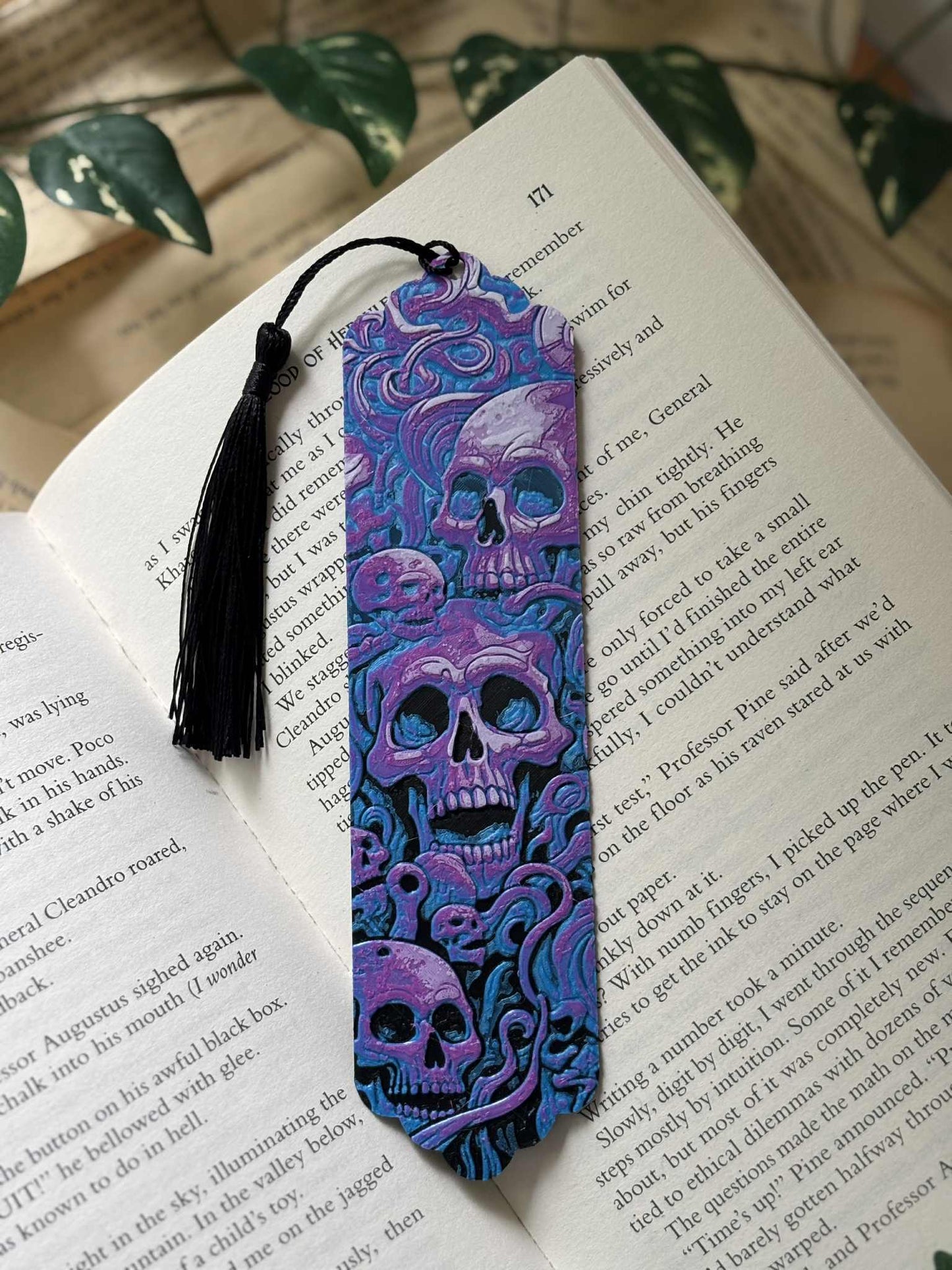 Purple Skulls Bokmerke