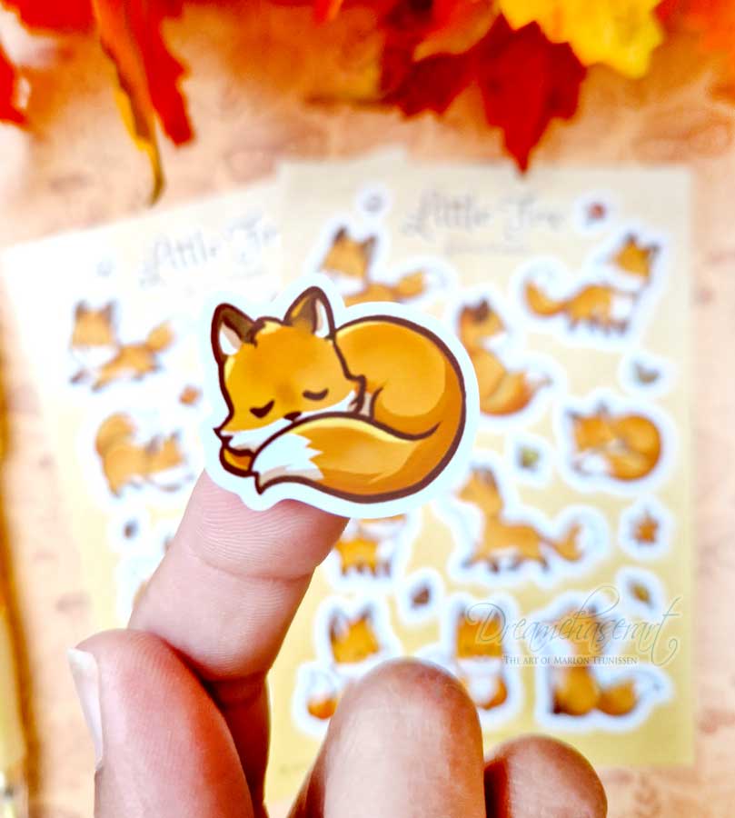 Little fox Sticker sheet