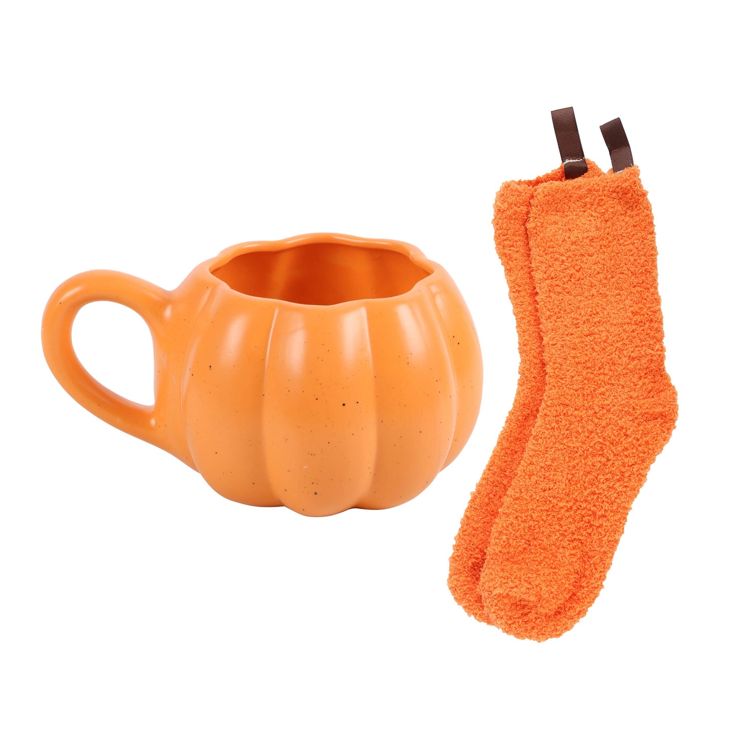 Autumn and Fall Pumpkin kopp- og sokkesett