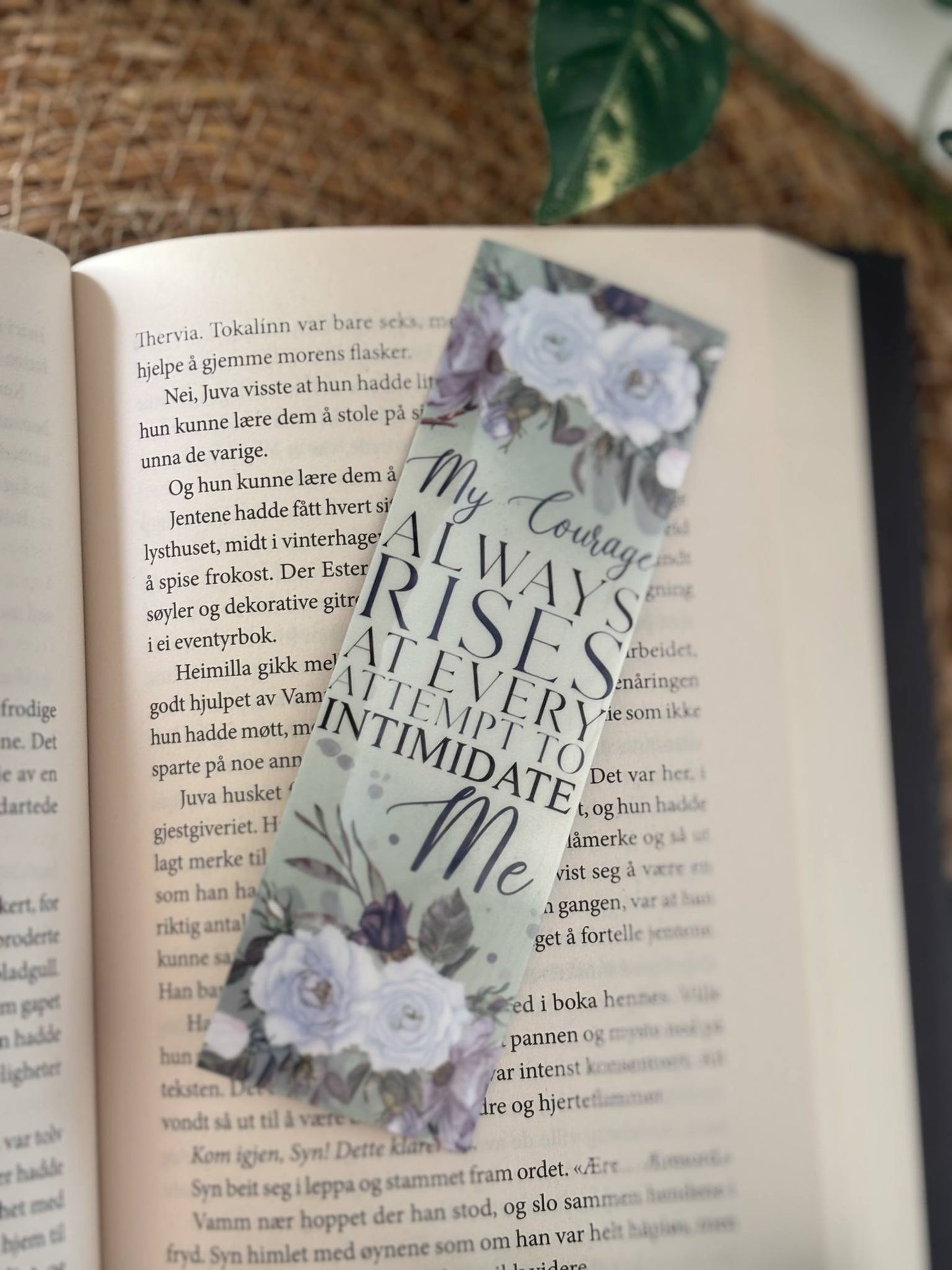 My Courage Always Rises Bokmerke