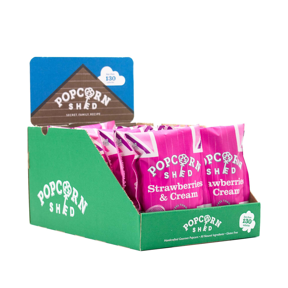 Strawberries & Cream Gourmet Popcorn