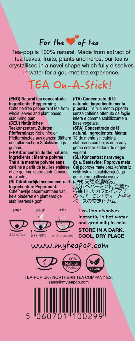 Peppermynte Gourmet TEA on-a-stick!