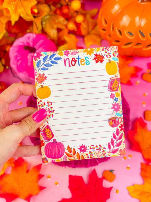 Colorful Fall Notatblokk