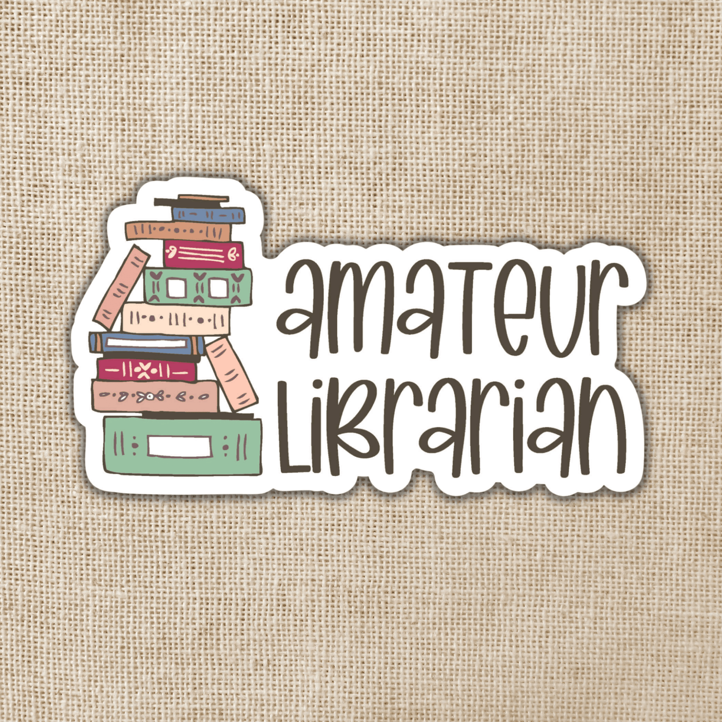 Amateur Librarian Sticker