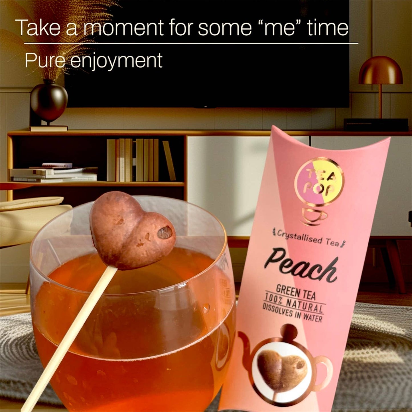 Peach TEA on-a-stick!