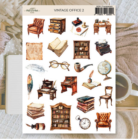 Vintage office 2 | Sticker sheet