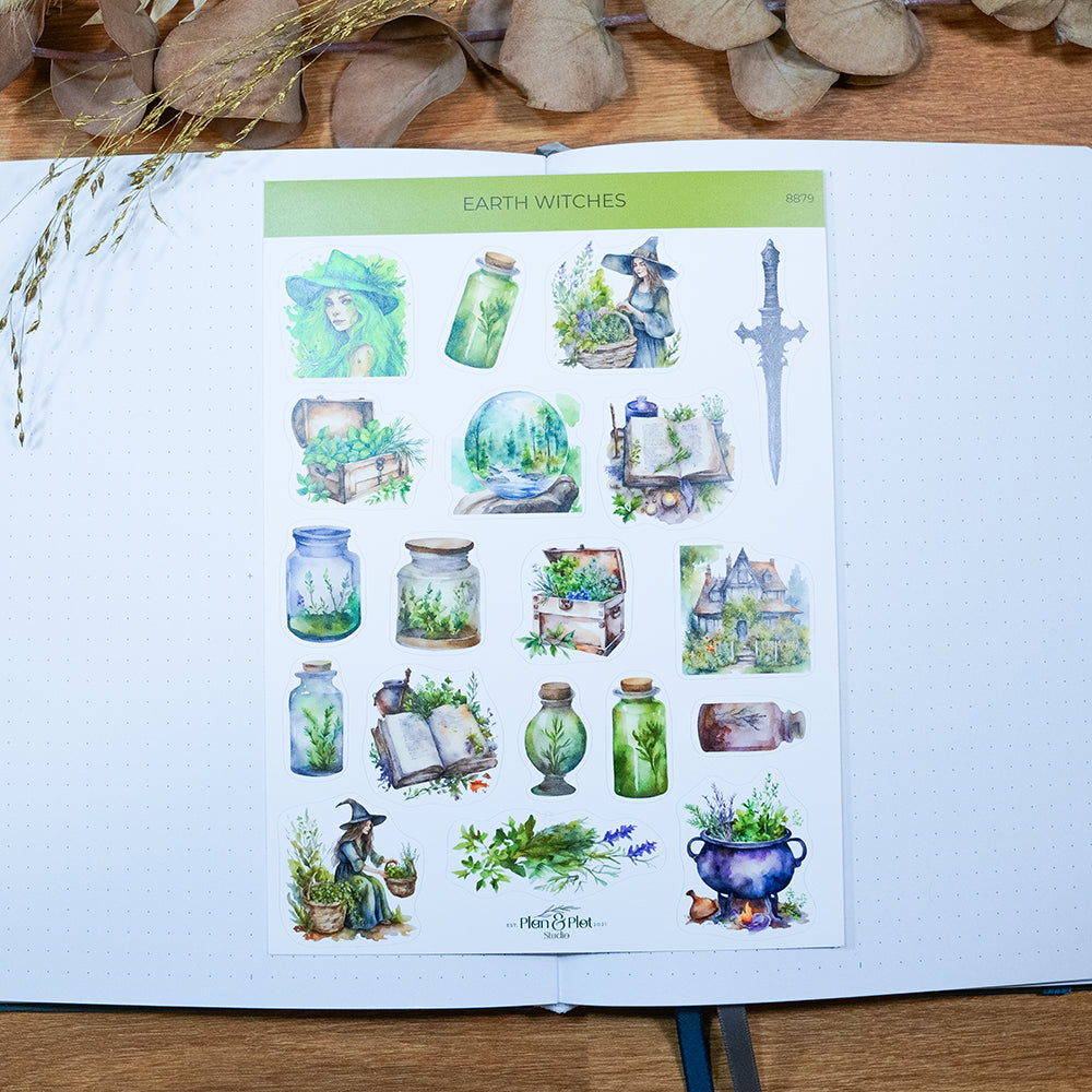 Earth witches Sticker Sheet