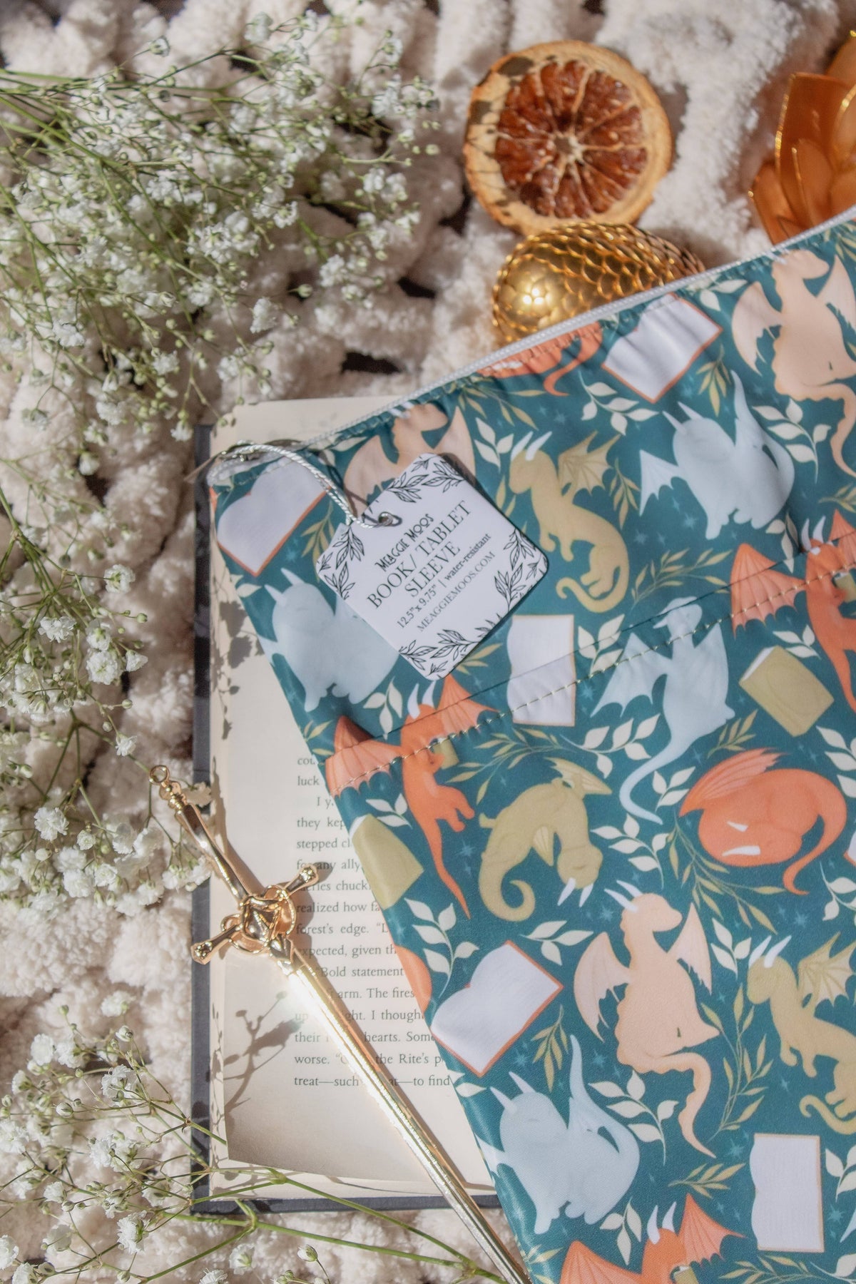 Littlest Book Dragon - Book Sleeve