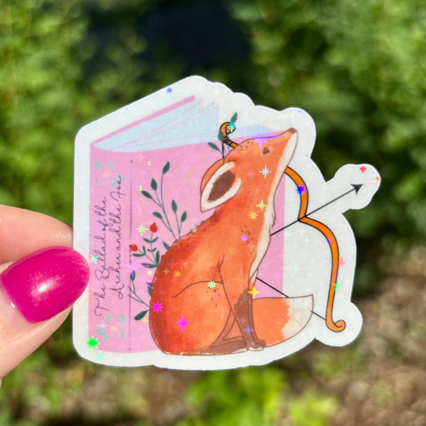 Once Upon a Broken Heart A Ballad of the Archer and the Fox Sticker