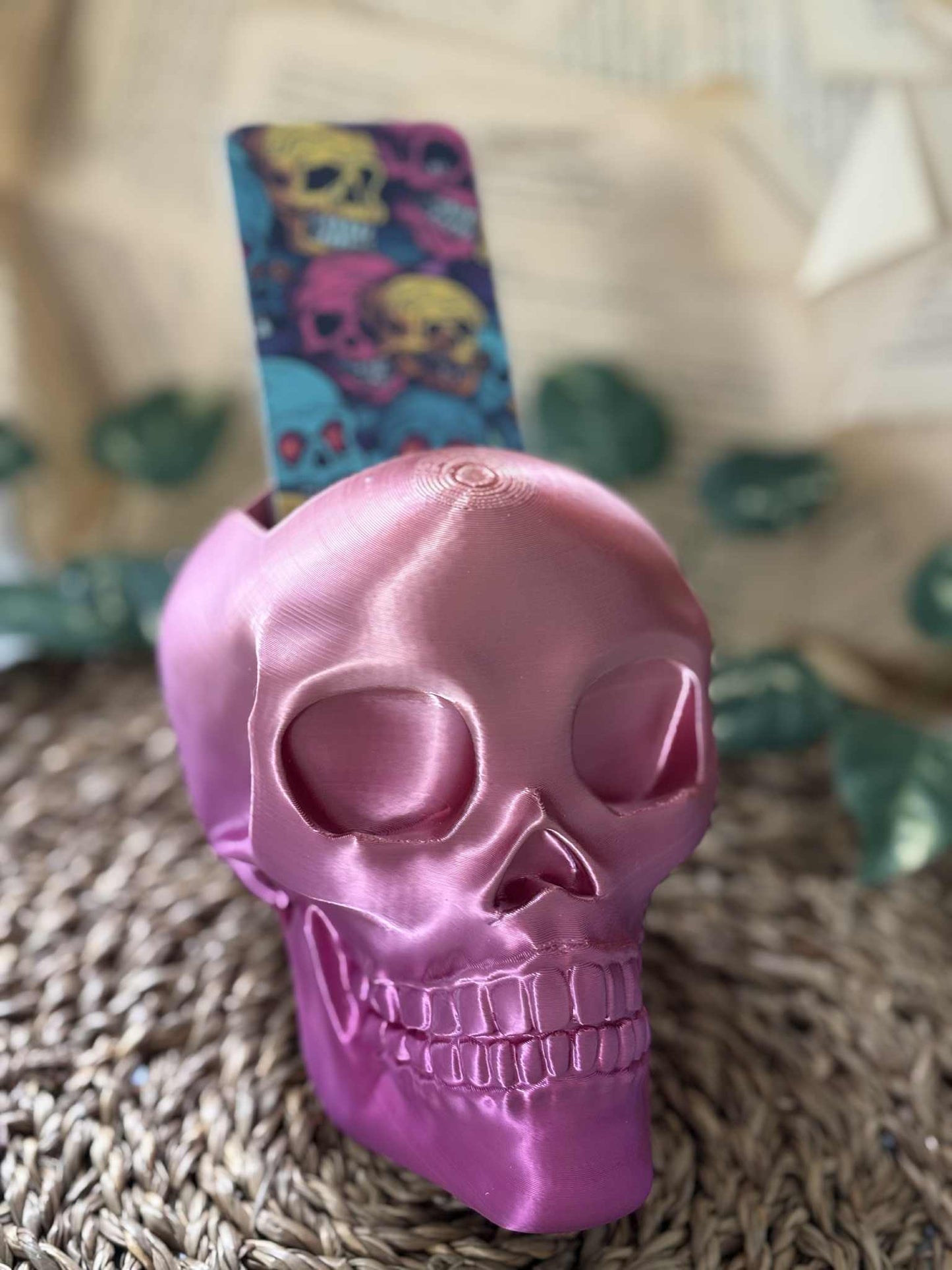 Hodeskalle - Penneholder / Bokmerkeholder (B-Vare)