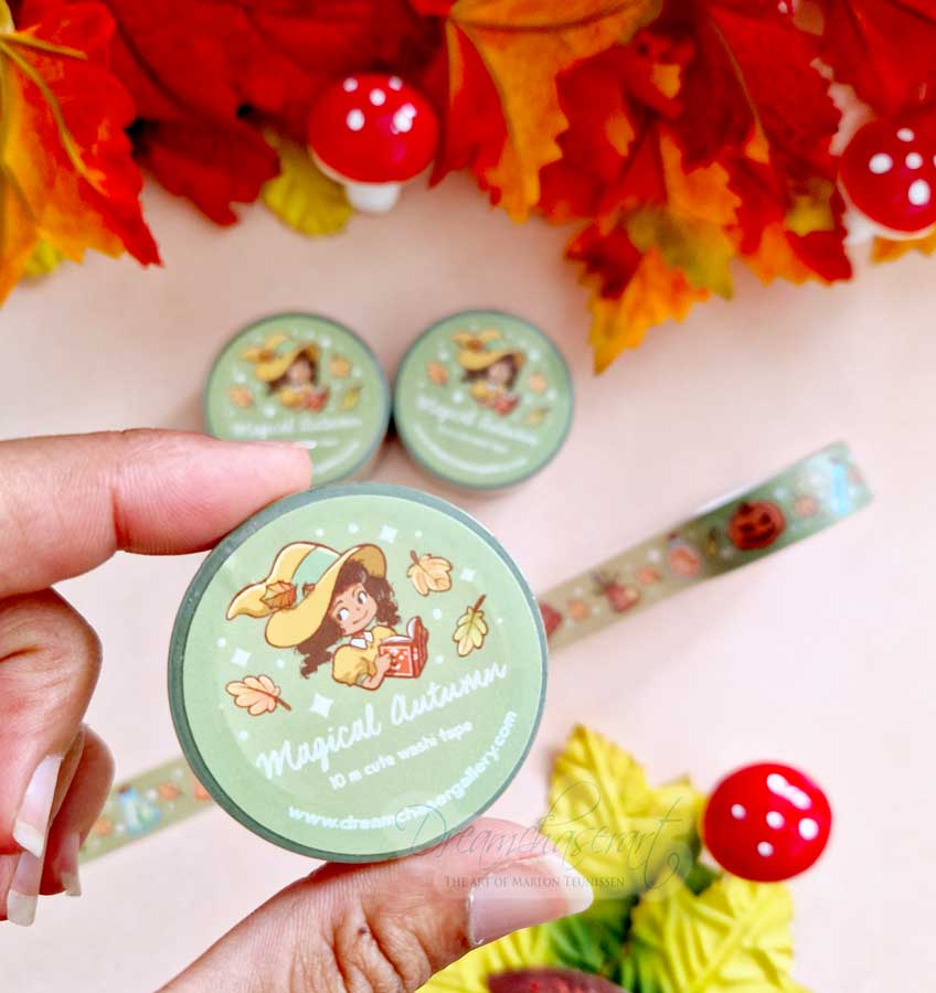 Autumn Witch Washi Tape