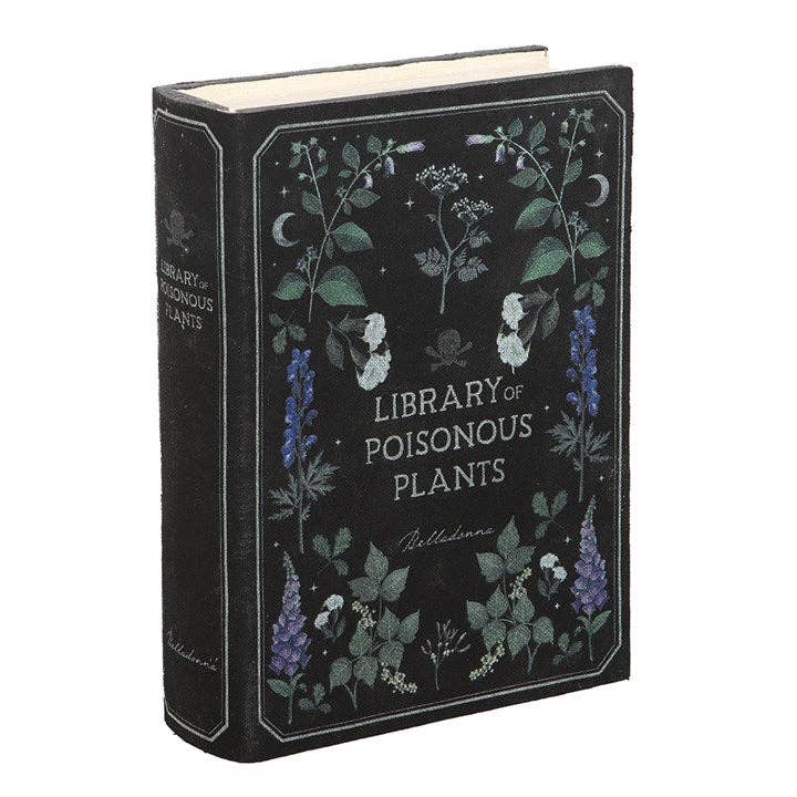 Library of Poisonous Plants Gothic Book Shaped Oppbevaringsboks