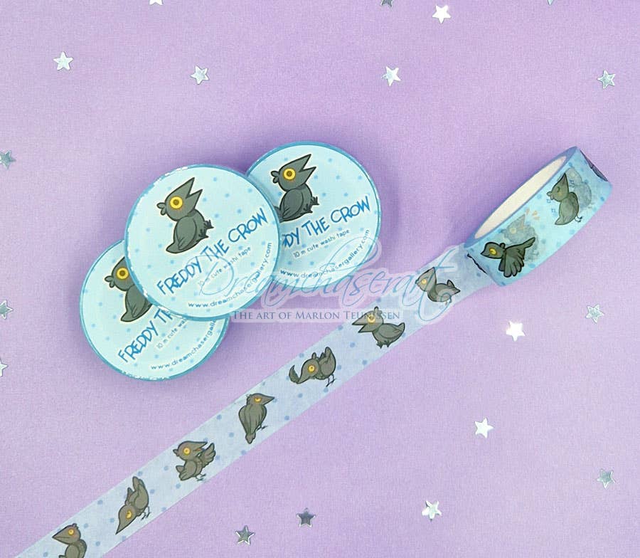 Freddy the Crow Washi Tape