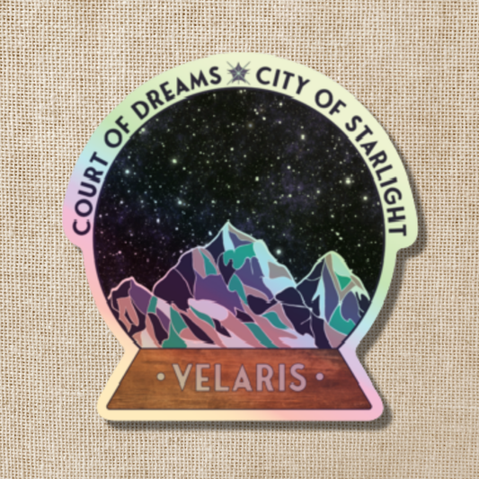 Velaris Star Globe Holo Sticker