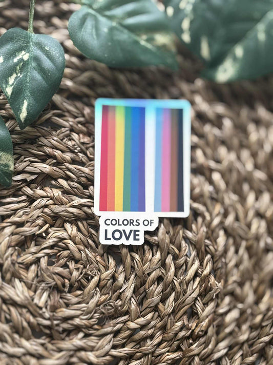 Colors of Love Sticker