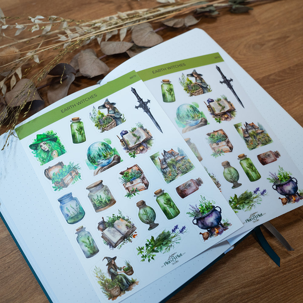 Earth witches Sticker Sheet