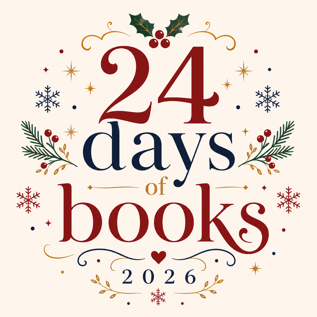 24 Days of Books - Bookish Julekalender 2026 (Forhåndsbestilling)