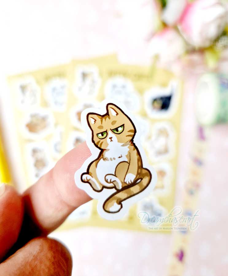 Kitty cats Sticker sheet