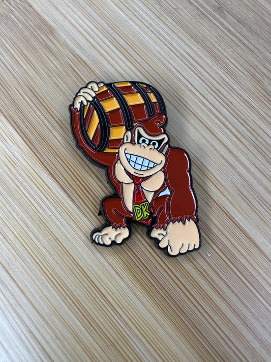 Donkey Kong with Barrel Pin