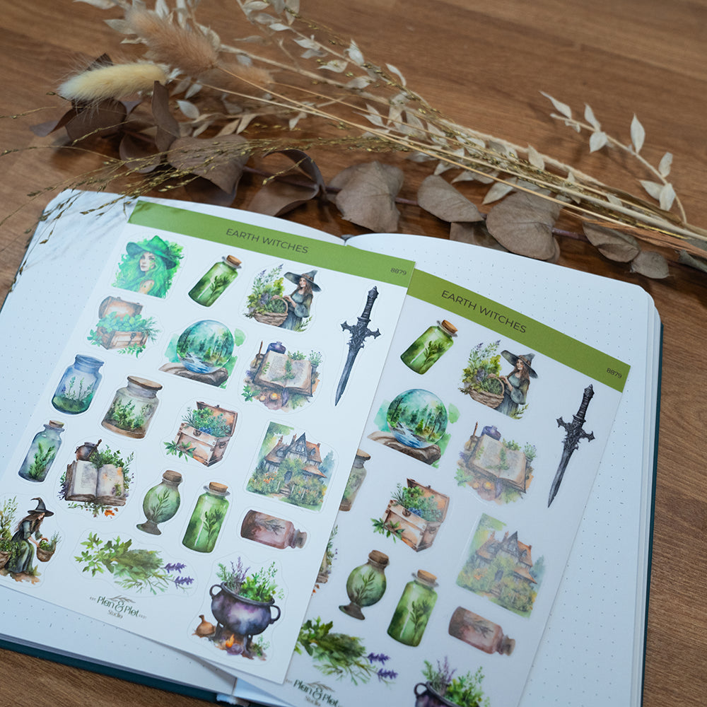 Earth witches Sticker Sheet