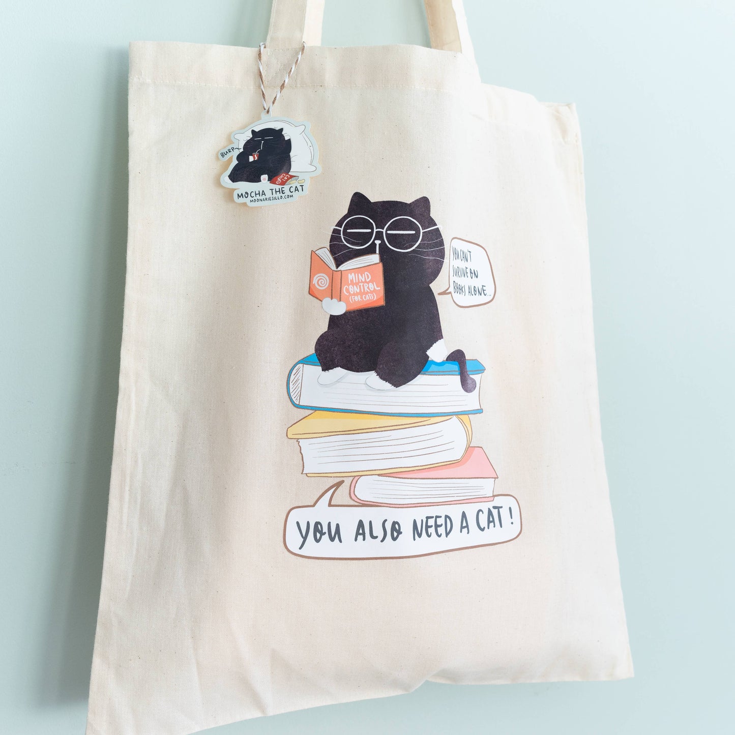 "You can't survive on books alone..." Handlenett