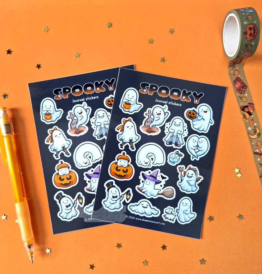 Spookies Sticker sheet