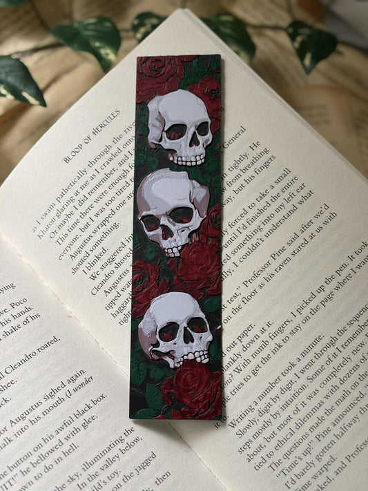 Roze Skulls Bokmerke