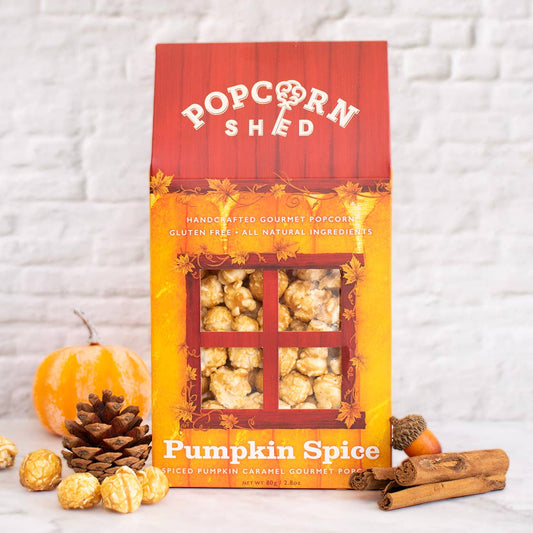 Pumpkin Spice Popcorn Box