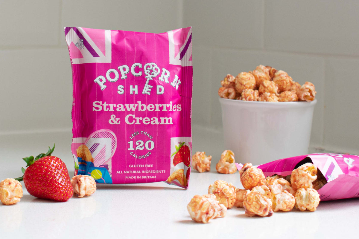 Strawberries & Cream Gourmet Popcorn