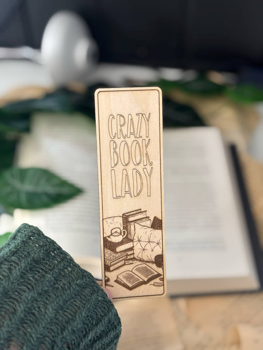 Crazy Book Lazy  - Bokmerke i tre