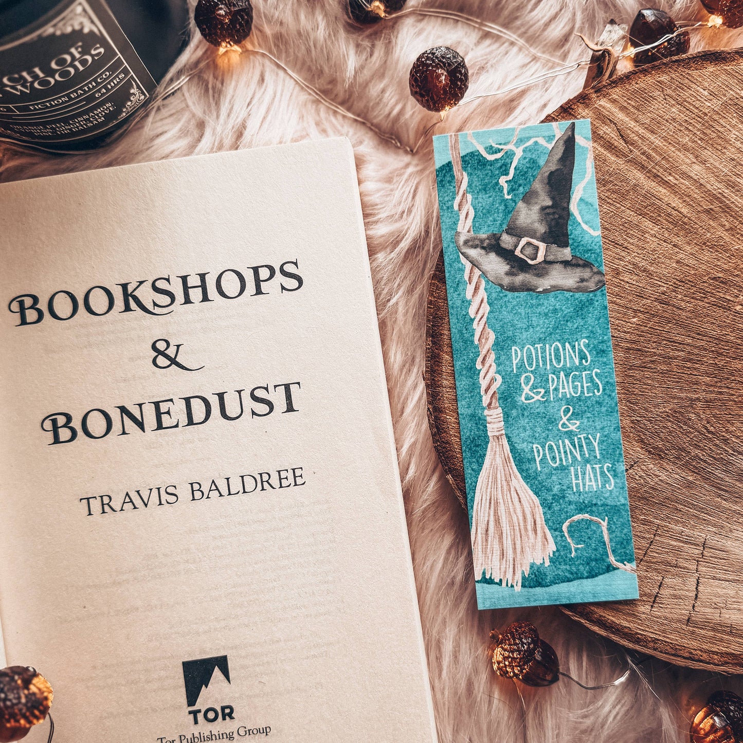 Potions and Pages Witchy Halloween Bokmerke 