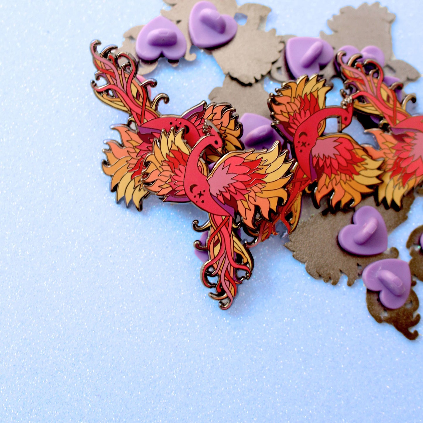Phoenix enamel pin