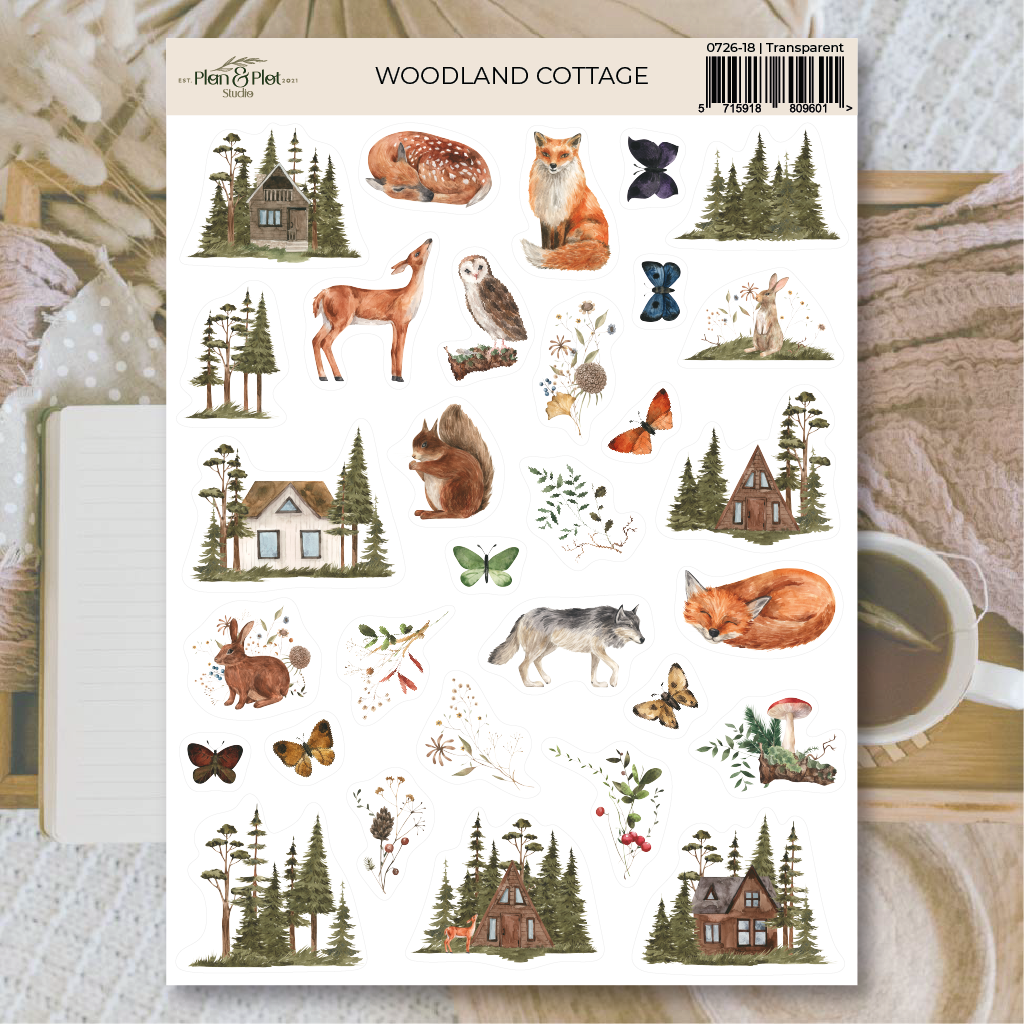 Woodland cottage | Sticker sheets