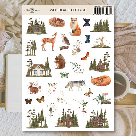 Woodland cottage | Sticker sheets