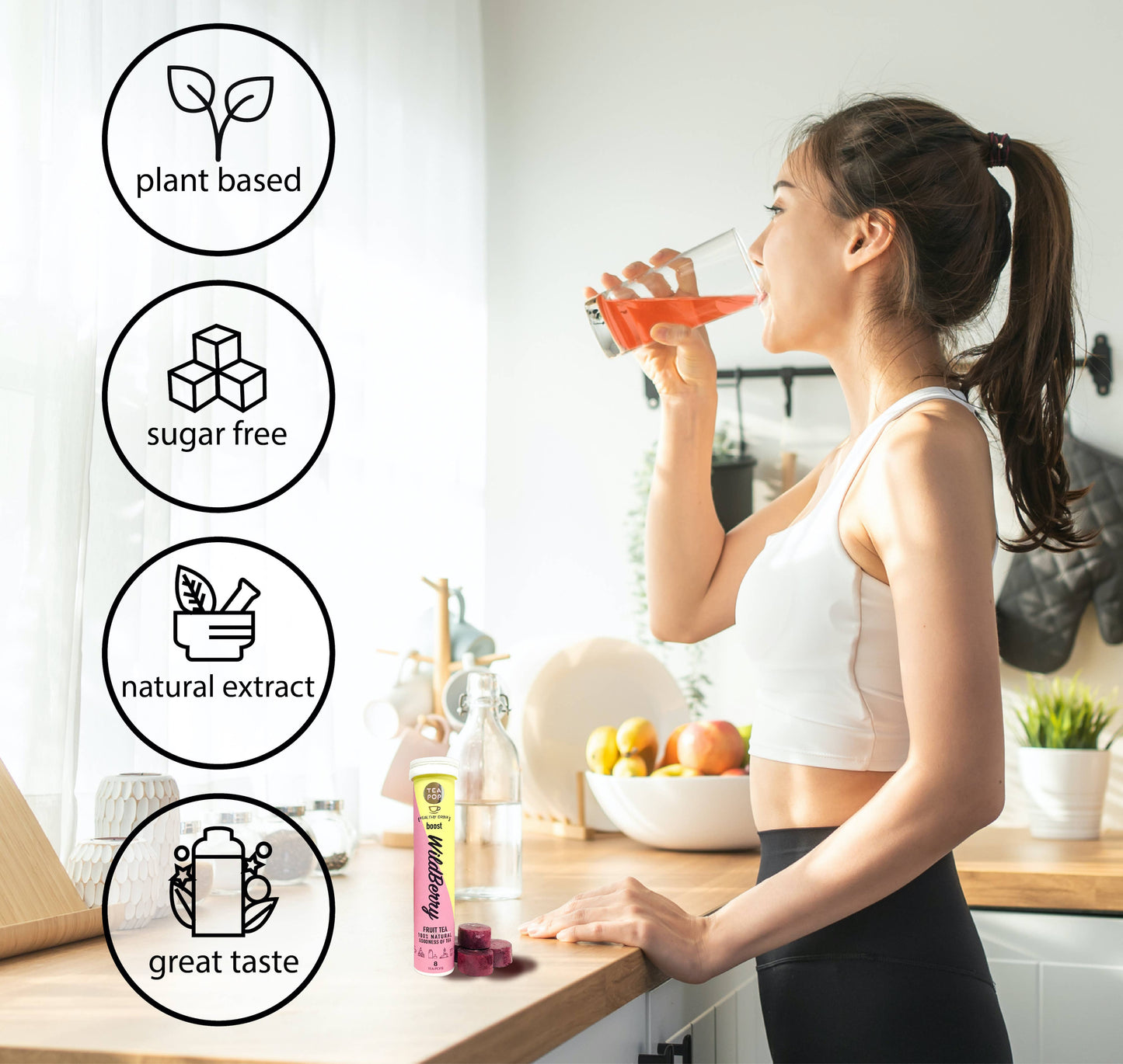 Peach TEA on-a-stick!