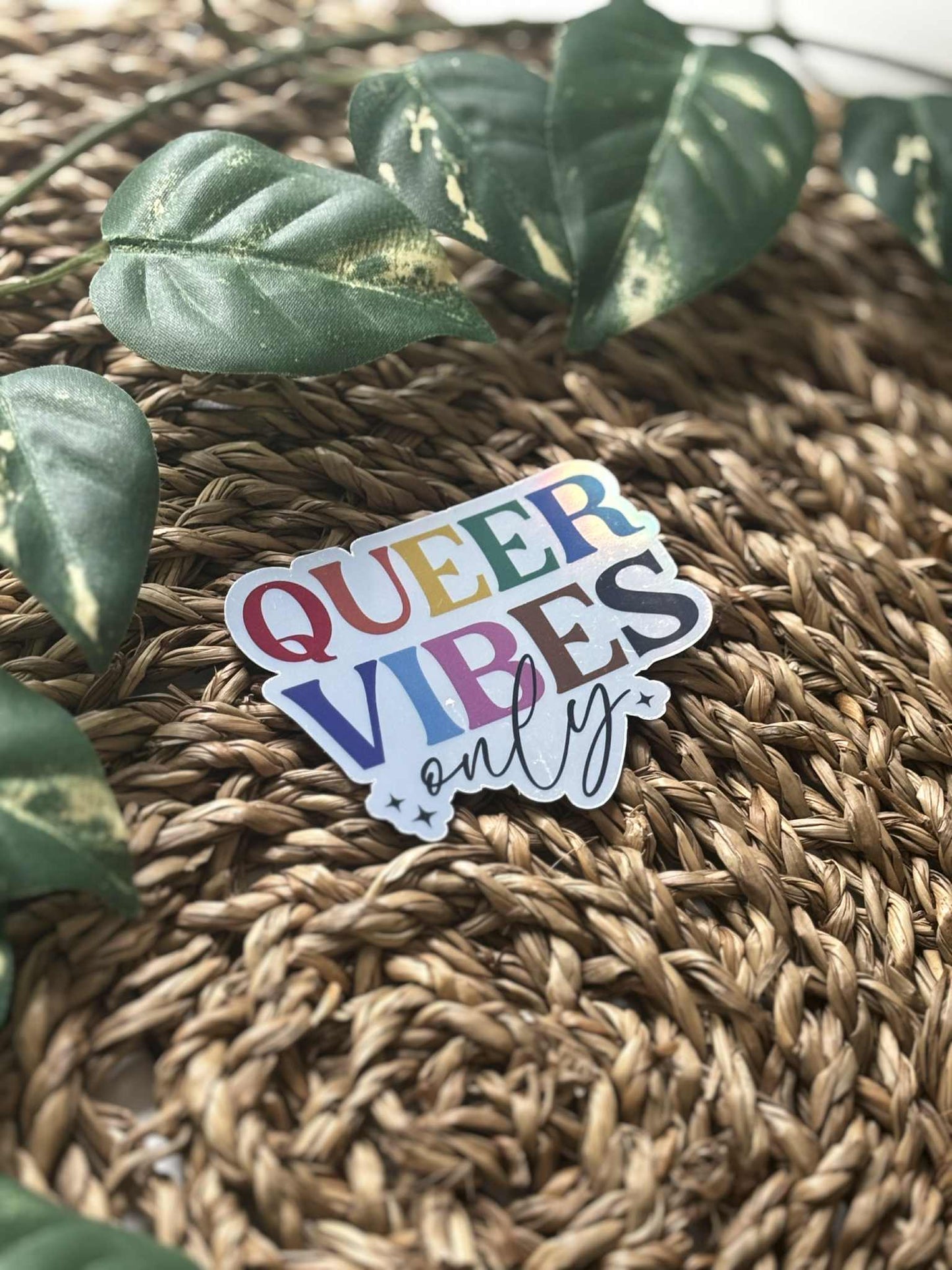 Queer Vibes Only Sticker