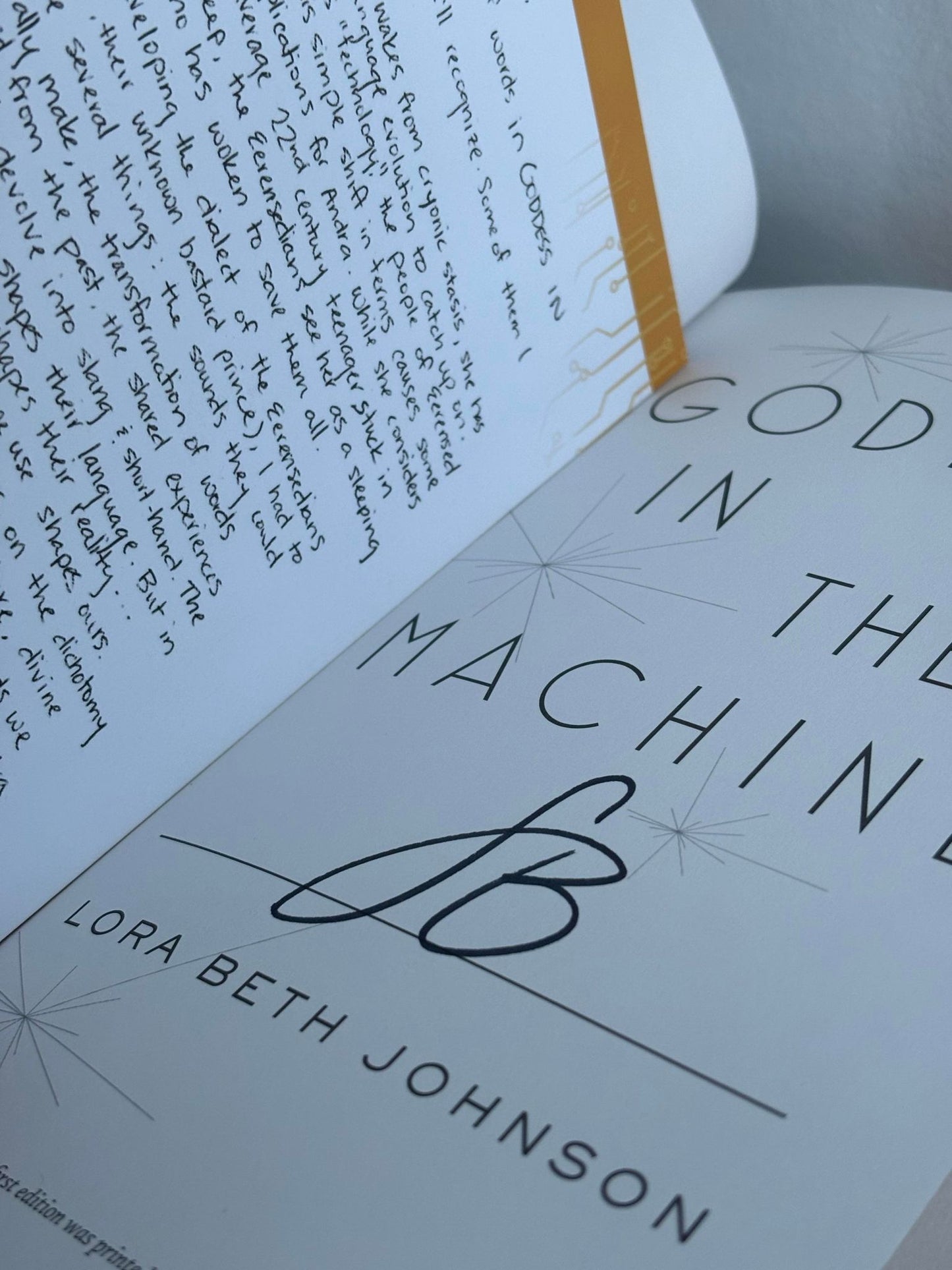 Goddess in the Machine - Lora Beth Johnson - Fairyloot Edition (Pre-Loved)