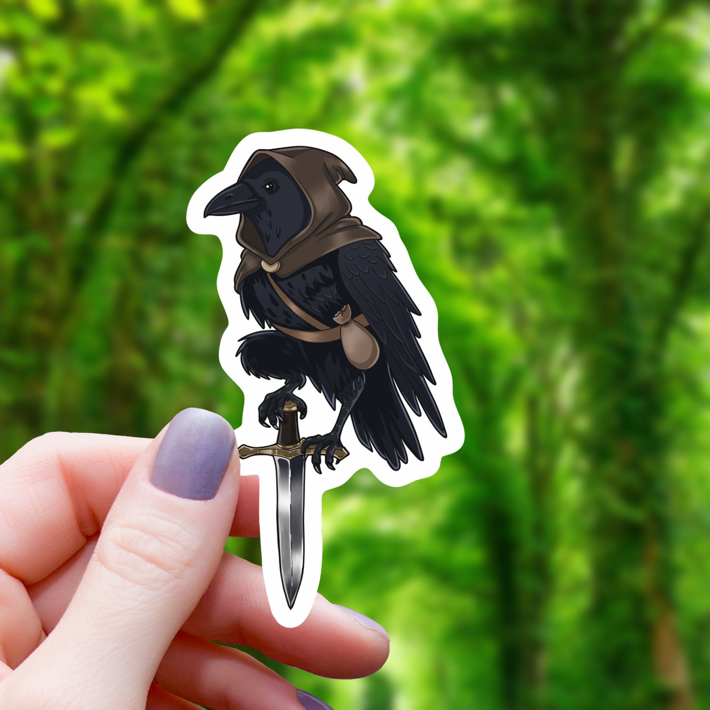 Raven Rogue On Dagerr Sticker