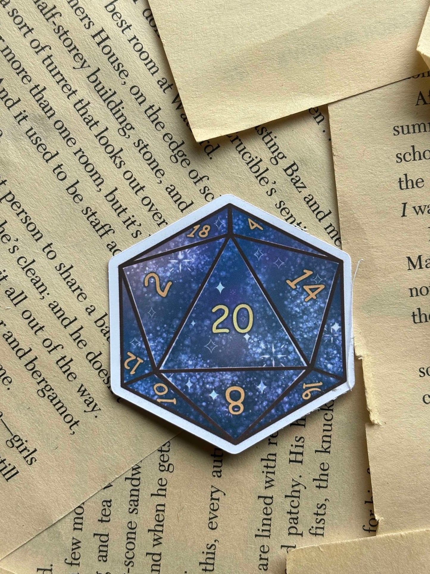 D20 Dice- Sticker