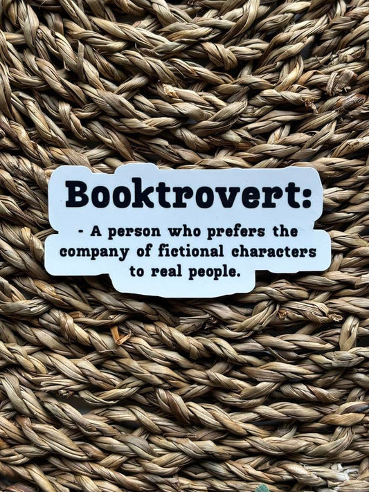 Booktrovert Sticker