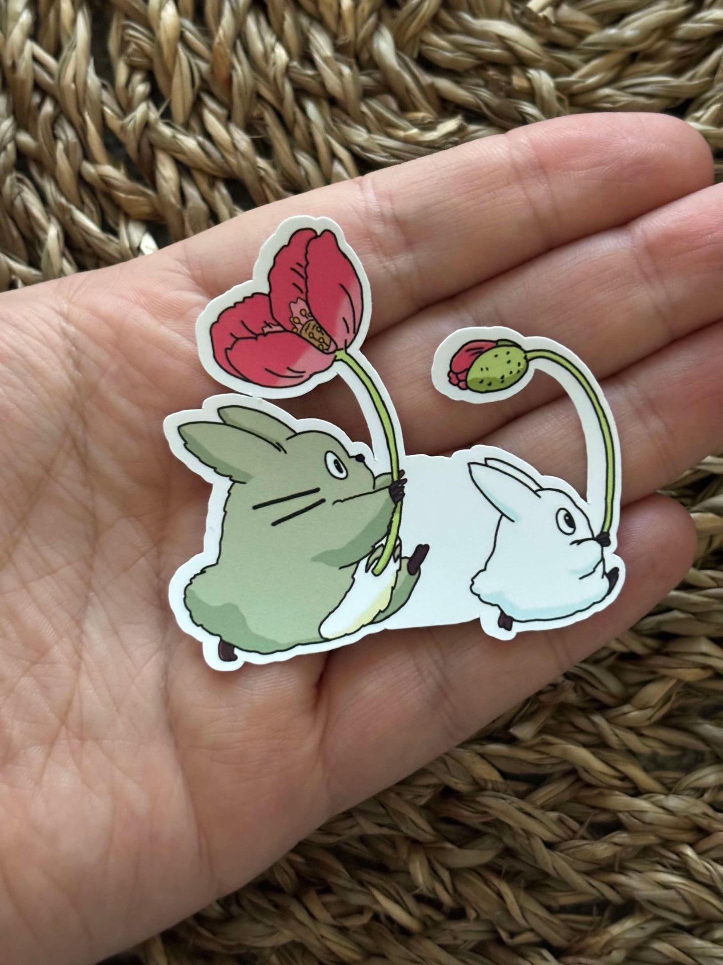 Totoro Run Sticker